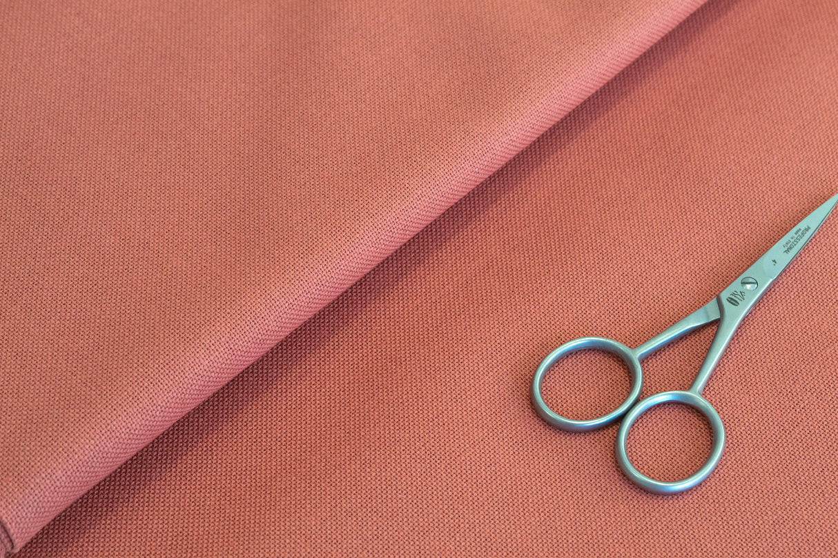 Tela Lugana Murano 32 ct terracota ZWEIGART ideal para bordado fino