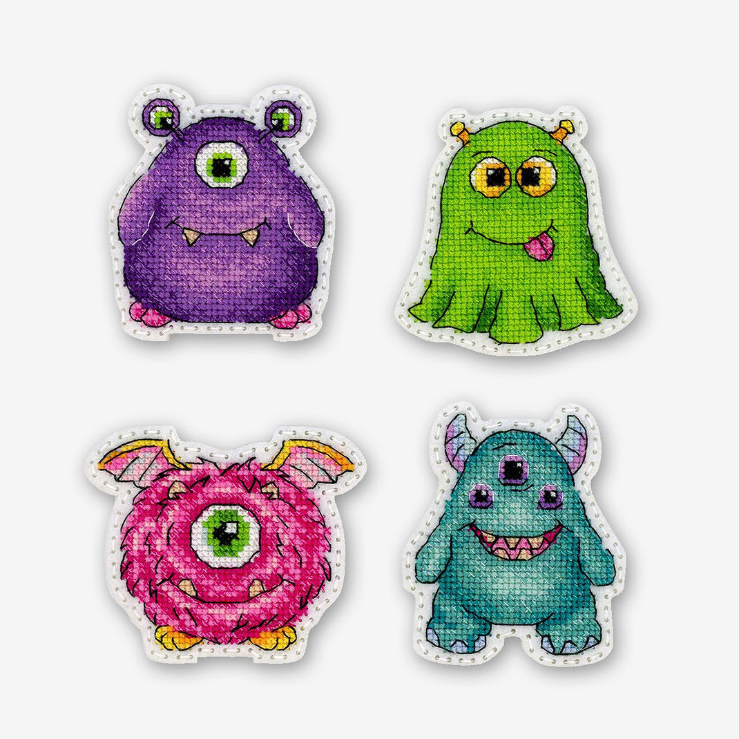 Monsters - ST-1011 MP Studia - Kit de punto de cruz