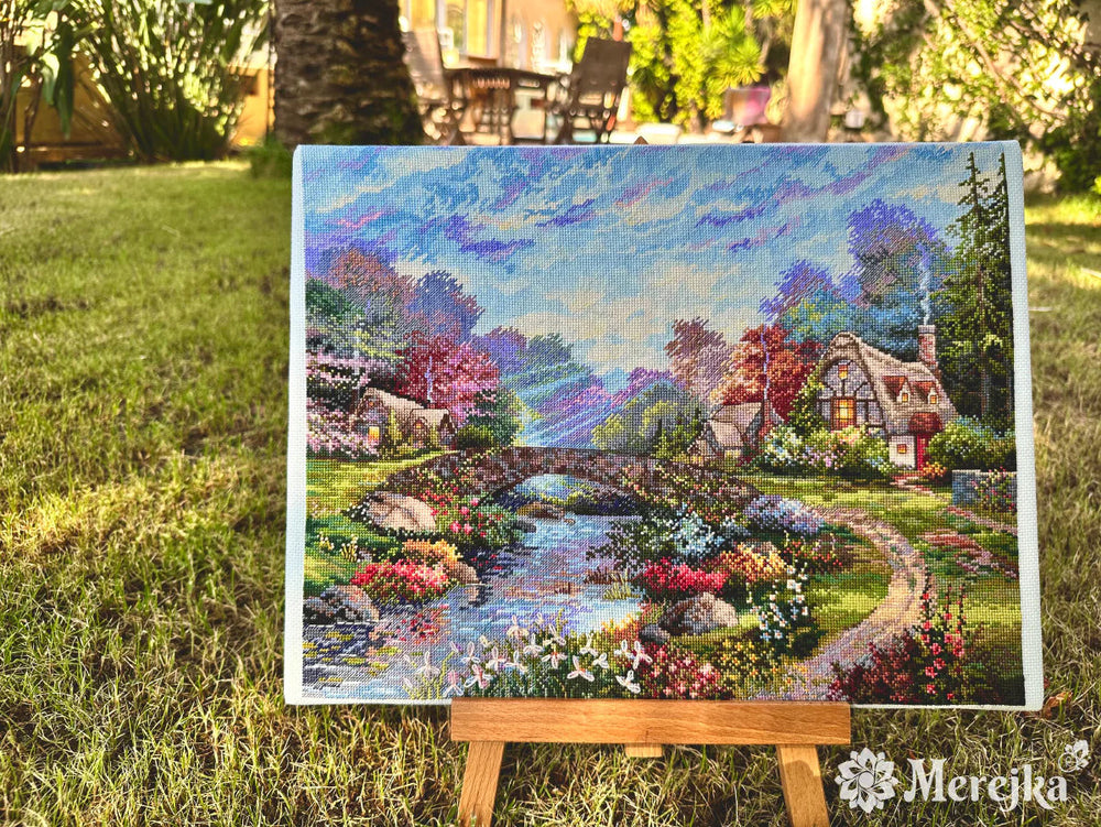 Cross Stitch Kit "Springtime Glory" - Merejka K-233