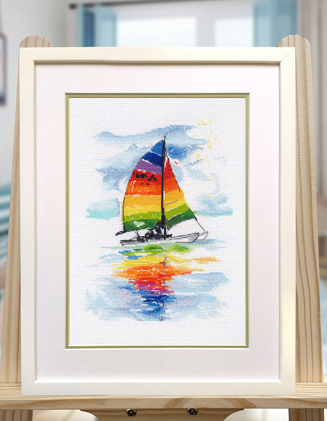 Kit de punto de cruz. Catamaran - 1543 OVEN