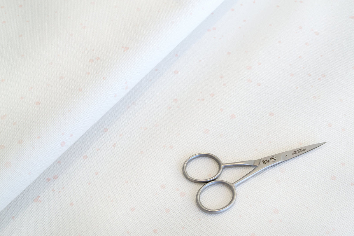 Tela Lugana Murano 32 ct Light Powder Pink Splash ZWEIGART para bordado fino