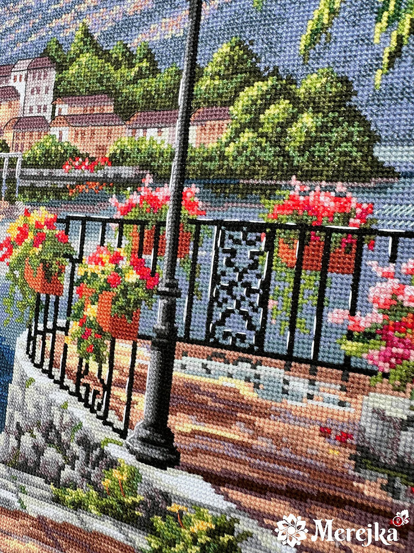 Cross Stitch Kit "Porto Lake" - Merejka K-234T