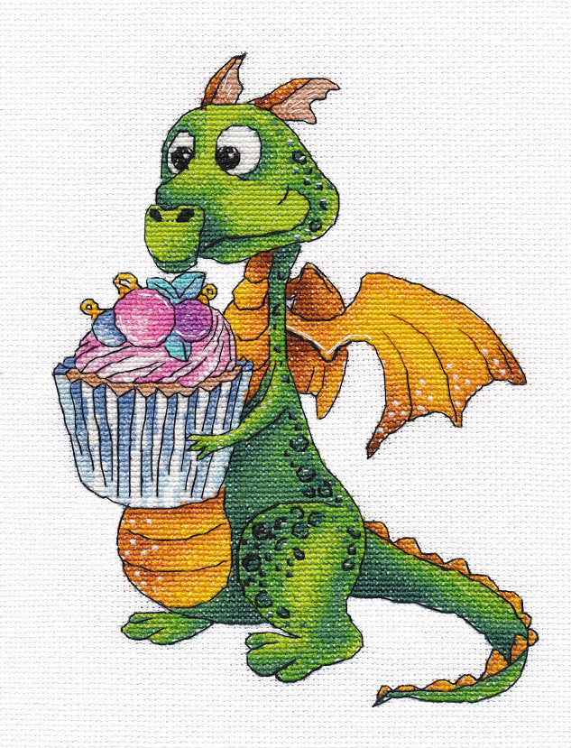 Kit de point de croix. Dragon-3 - FOUR 1564