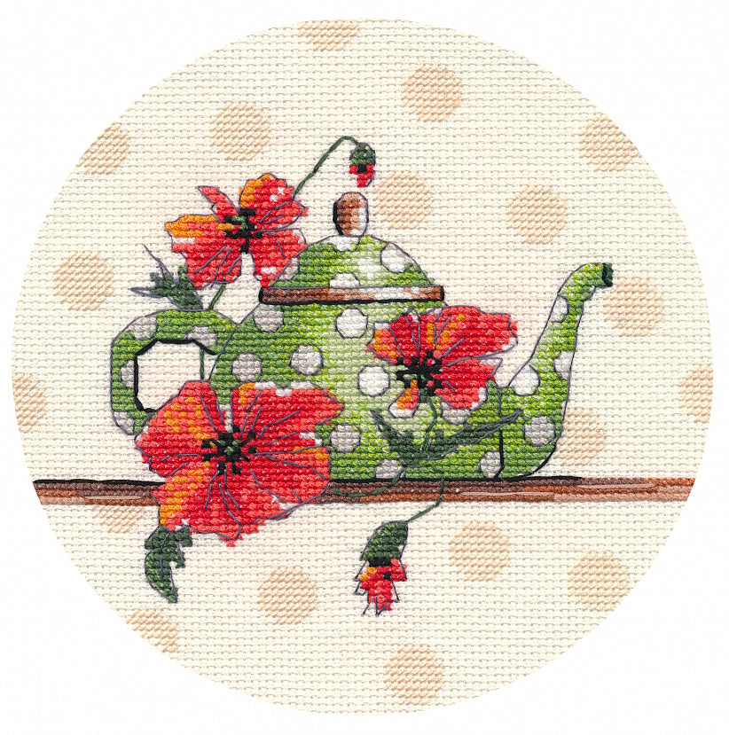 Kit de Punto de Cruz "Miniatura de Té" S1586 de Oven