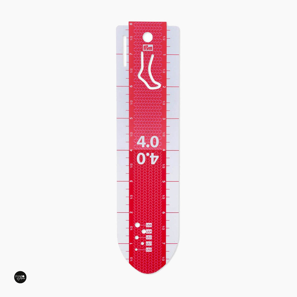 Regla 20 cm para Tejer Calcetines de Prym 610738