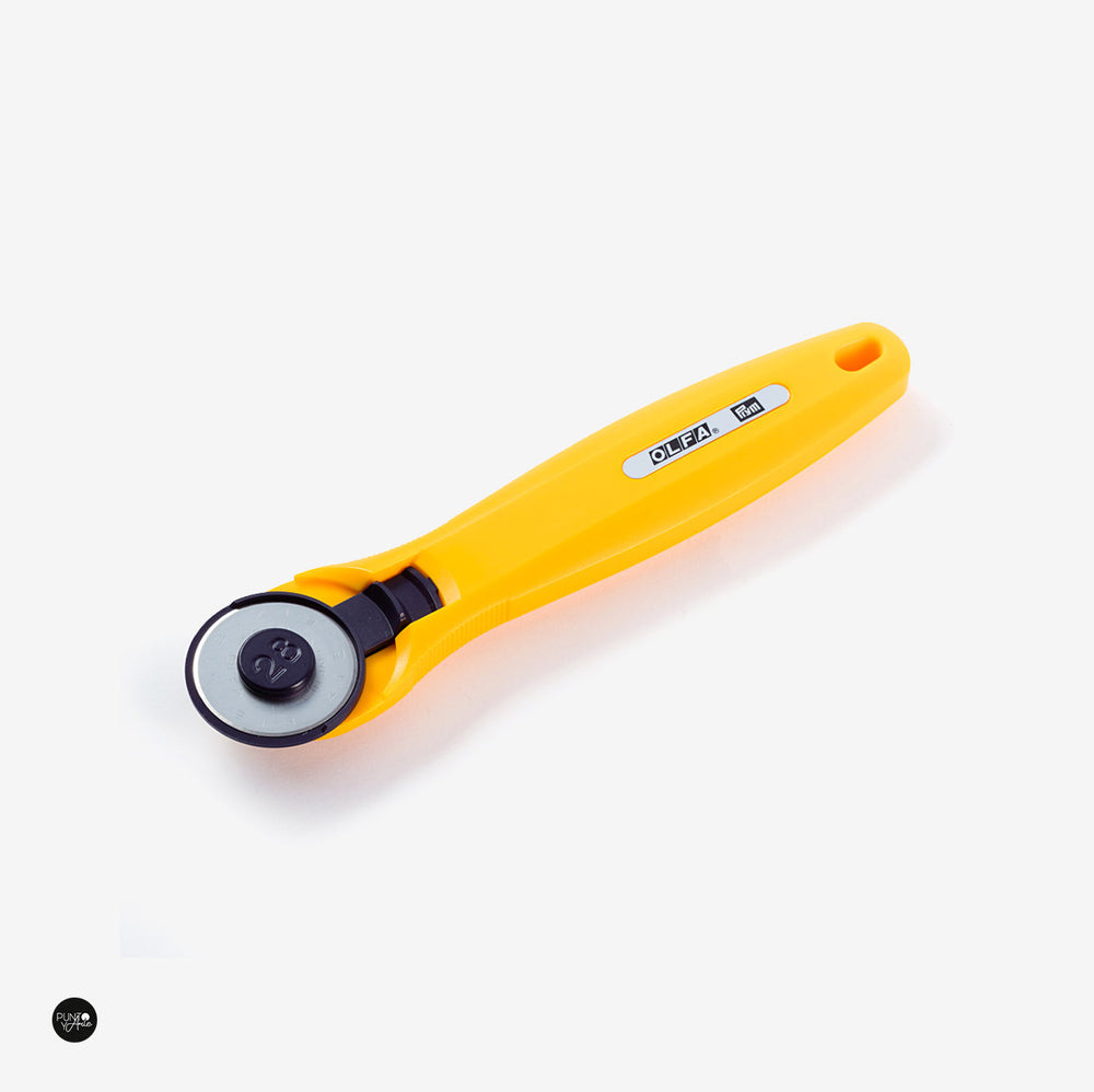 Cutter Rotativo Mini de 28 mm - Herramienta de Precisión Prym 611371 / OLFA para Patchwork y Costura
