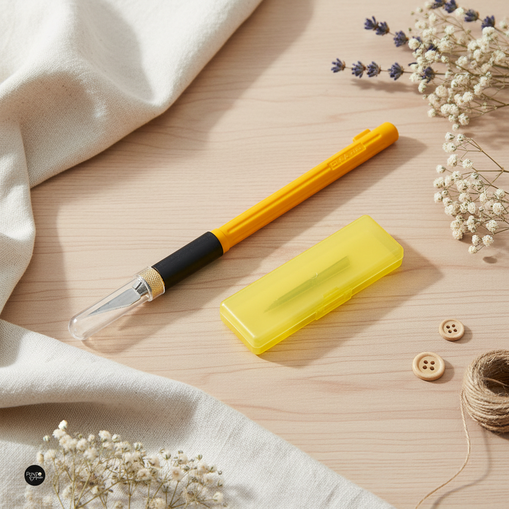 Art knife with 3 spare blades - Prym 611395