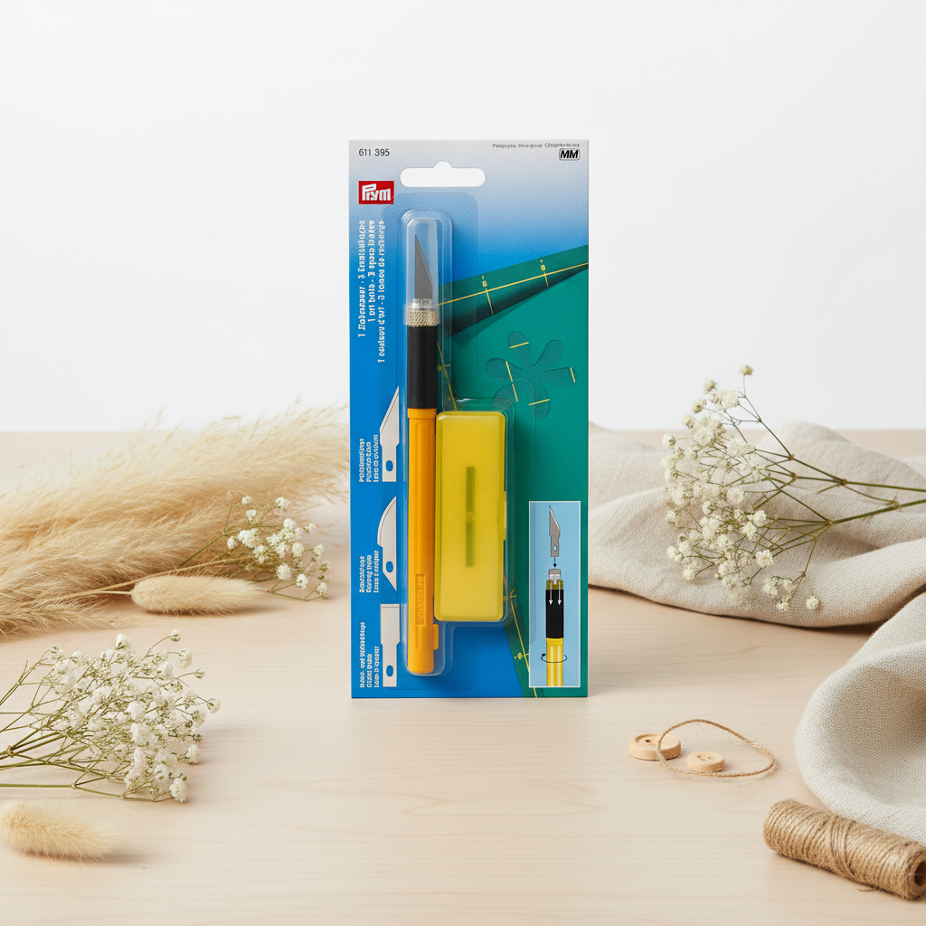 Art knife with 3 spare blades - Prym 611395