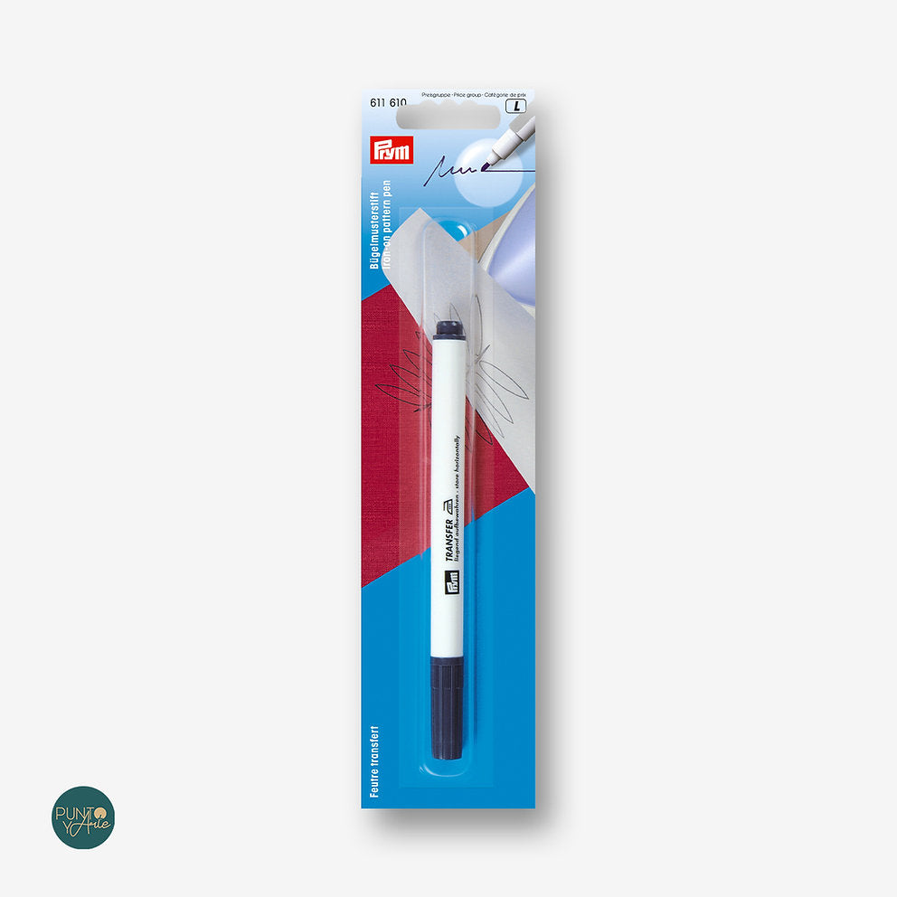 Prym Violet Transfer Marker 611610 - Permanent Fixation for Embroidery Patterns
