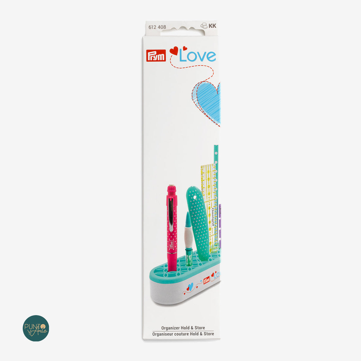 Hold & Store Sewing Accessories Organizer Prym Love 612408 - Order and Security in Your Creative Space