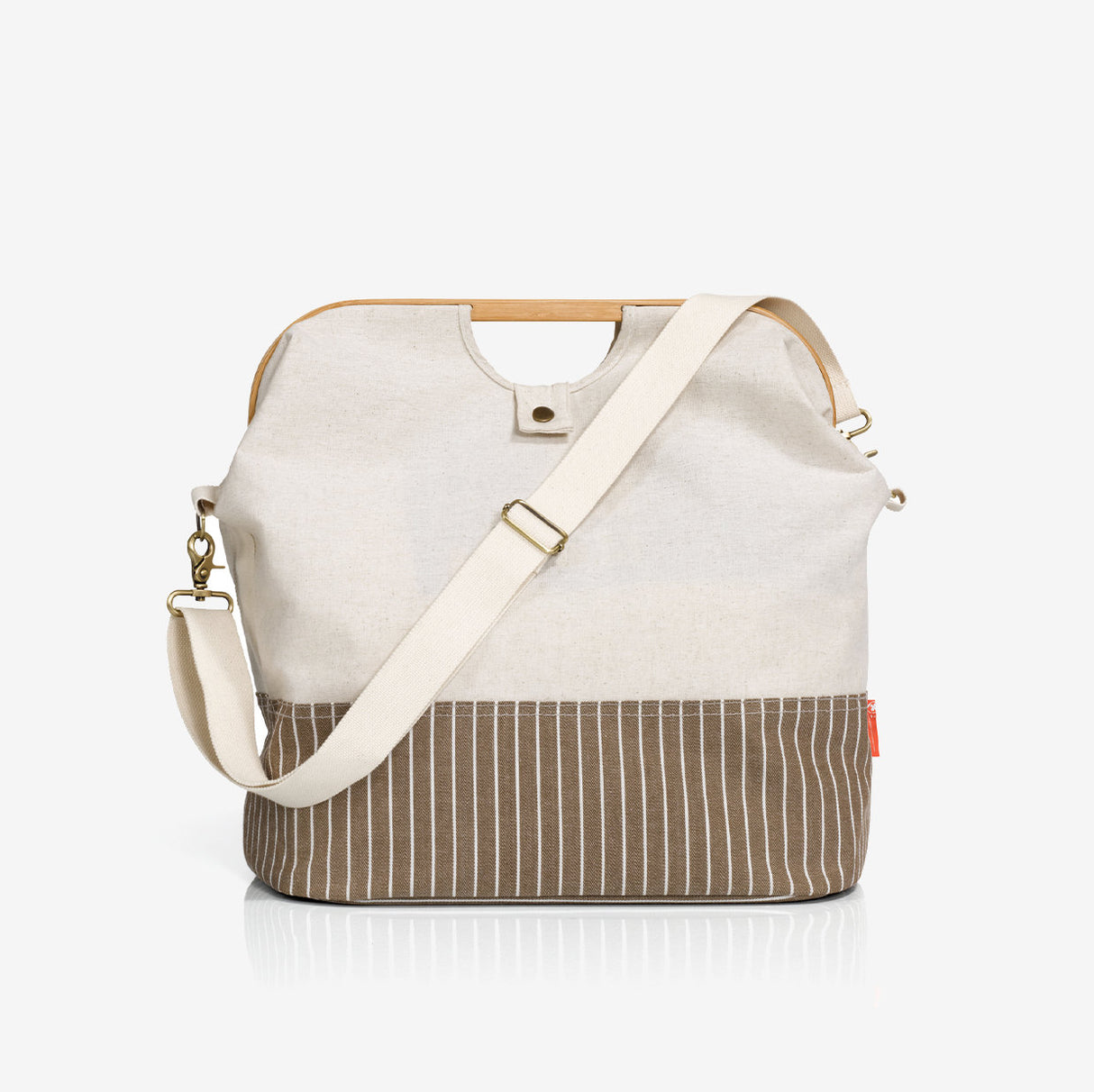 Bolsas de viaje, lona y bambú en color natural - Prym 612562