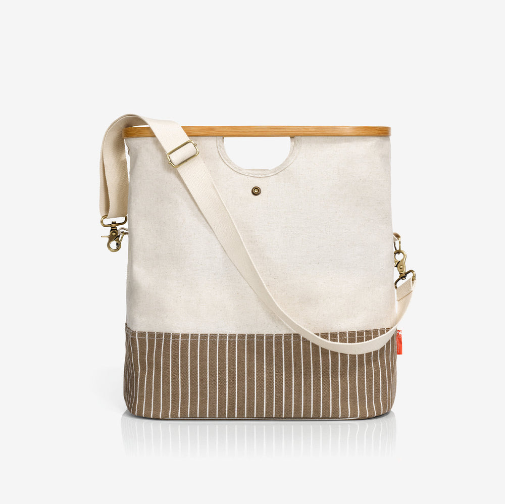 Bolsas de viaje, lona y bambú en color natural - Prym 612562
