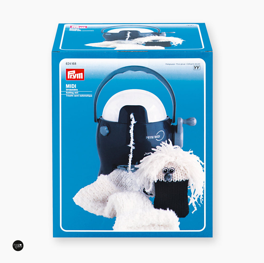 Molino de Tricotar MIDI Azul de Prym 624168 - Crea Tubos de Punto Fácilmente
