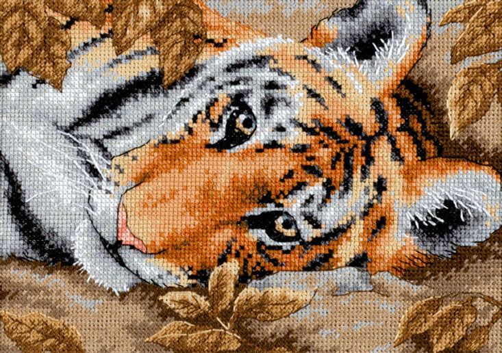 Beguiling Tiger - 65056 Dimensions - Cross Stitch Kit