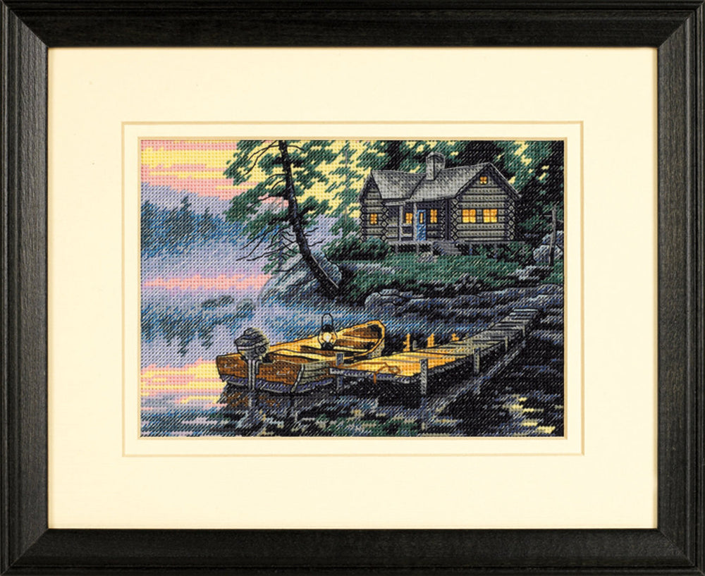 Lake in the Morning - 65091 Dimensions - Cross Stitch Kit