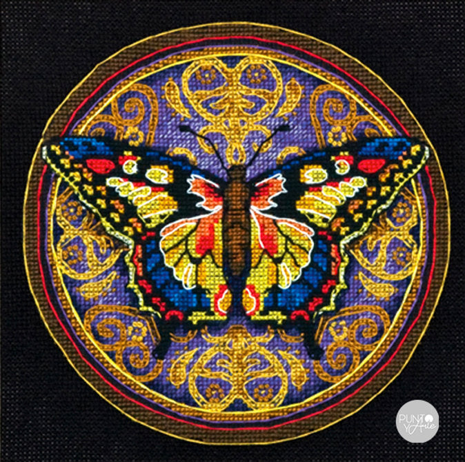 Mariposa Adornada - 65095 Dimensions - Kit de punto de cruz