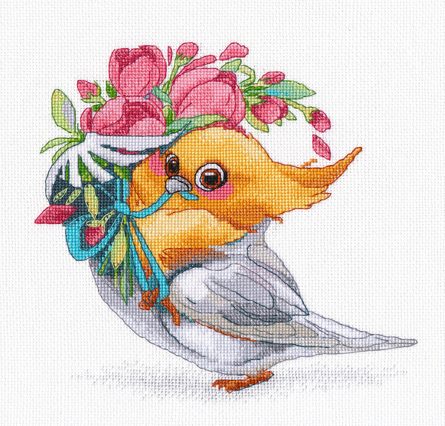 kit de point de croix "Le chevalier à plumes" 1592