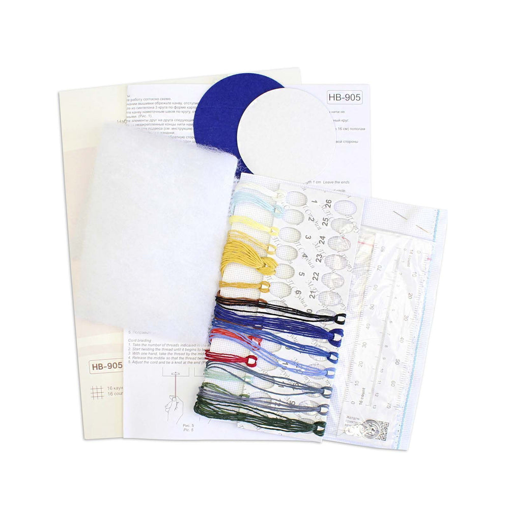 Kit de Punto de Cruz MP Studia SNV-905 – Forest Clock. Pinkeep