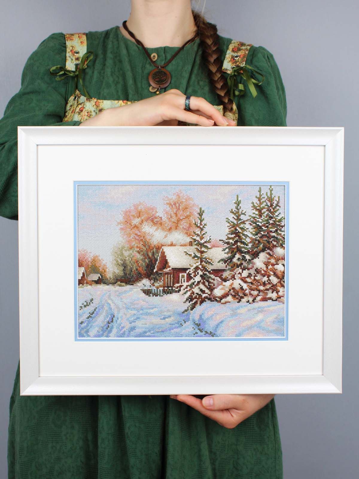 Kit de Punto de Cruz MP Studia SNV-910 – Village Street