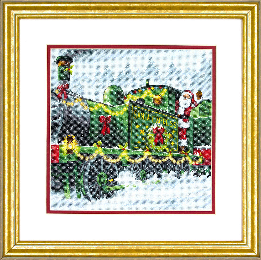 Père Noël Express - 70-08918 Dimensions - Kit de point de croix