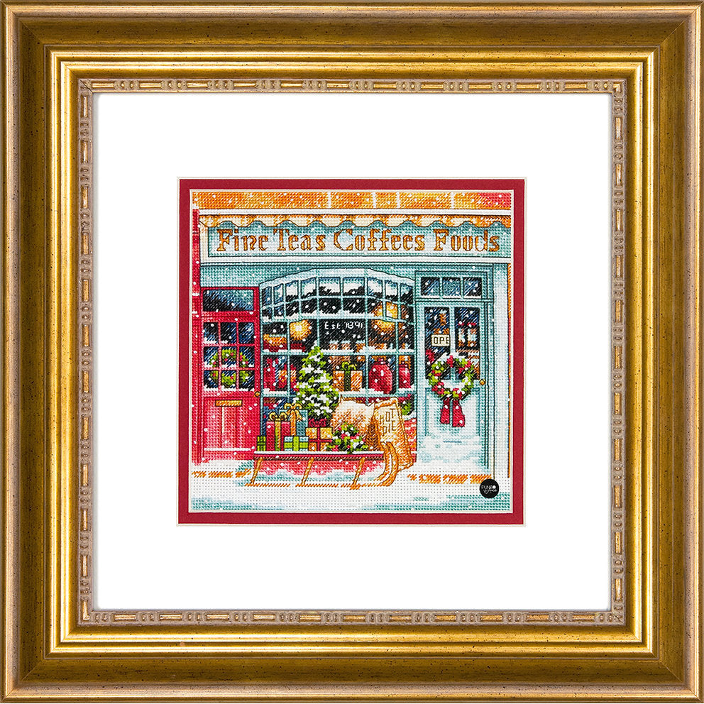 Coffee Shoppe - 70-08973 Dimensions - Kit de punto de cruz