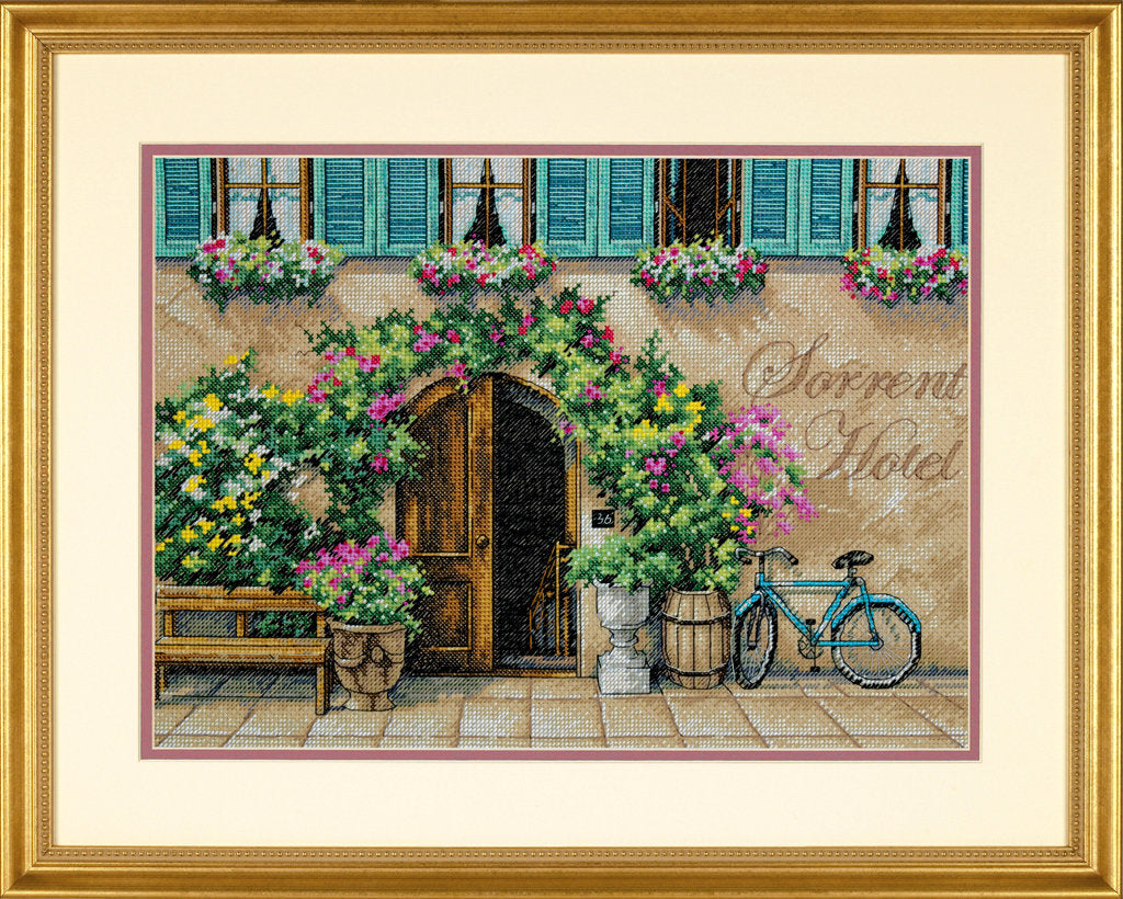 Cross Stitch Kit 'Charm of the Sorrento Hotel' - 70-35270 by Dimensions