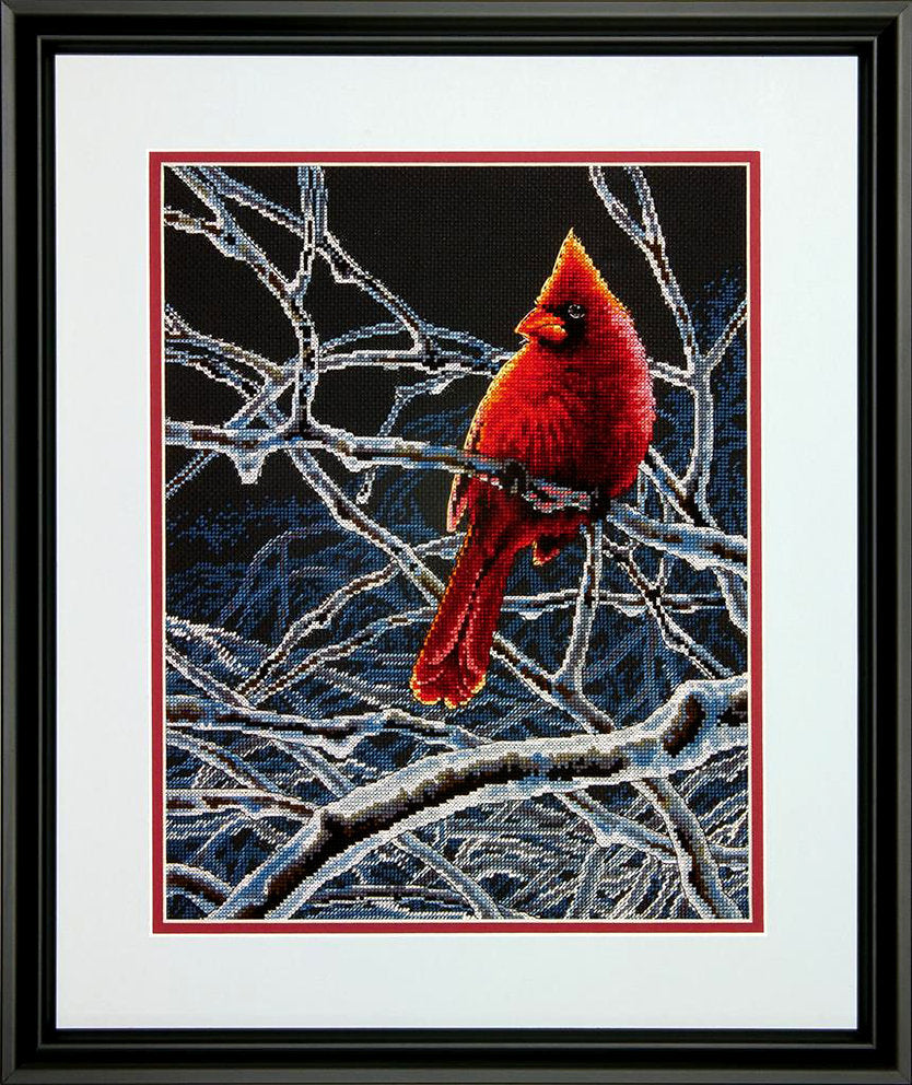 Ice Cardinal - 70-35292 Dimensions - Kit de punto de cruz