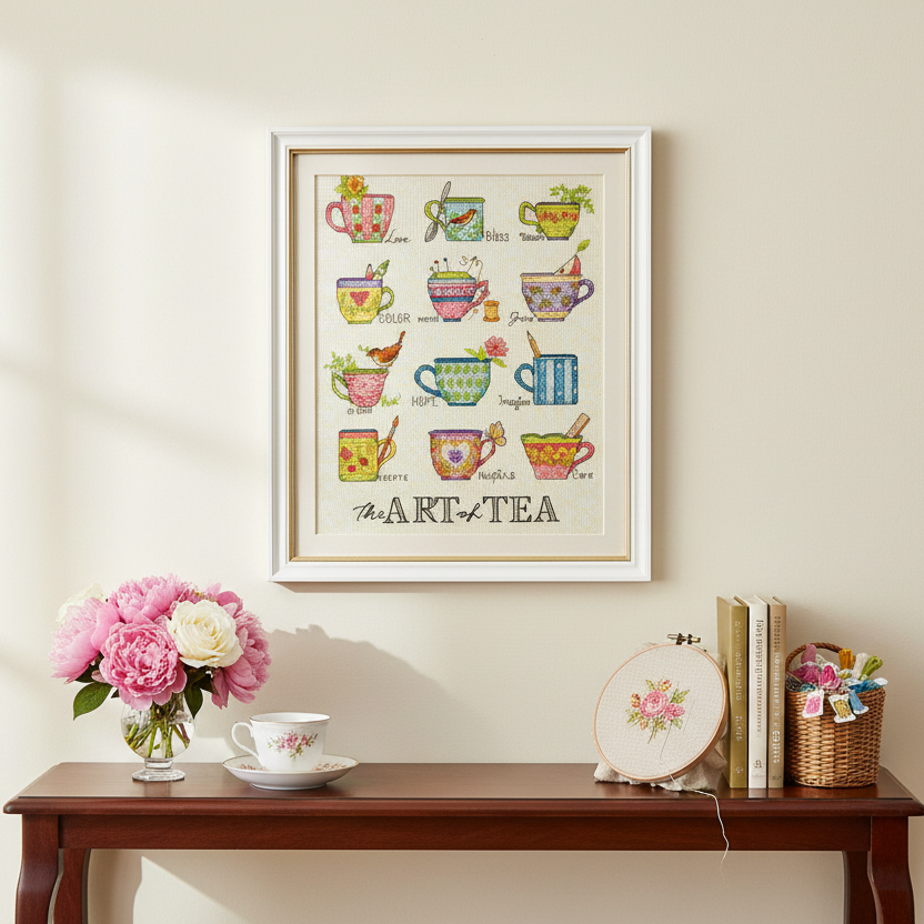 The Art of Tea - 70-35335 Dimensions - Cross Stitch Kit