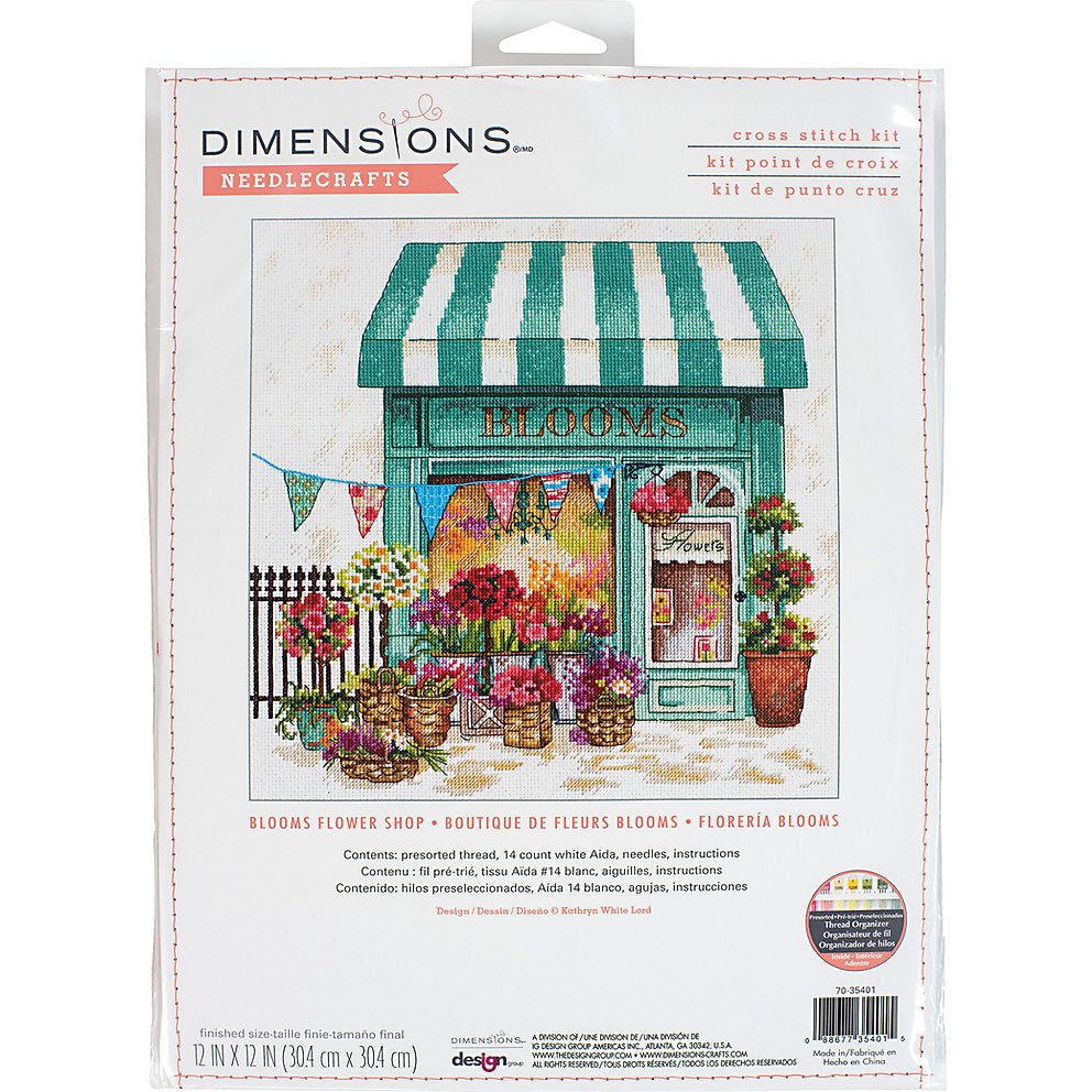 Kit de Punto de Cruz - Florería 70-35401 de la marca Dimensions