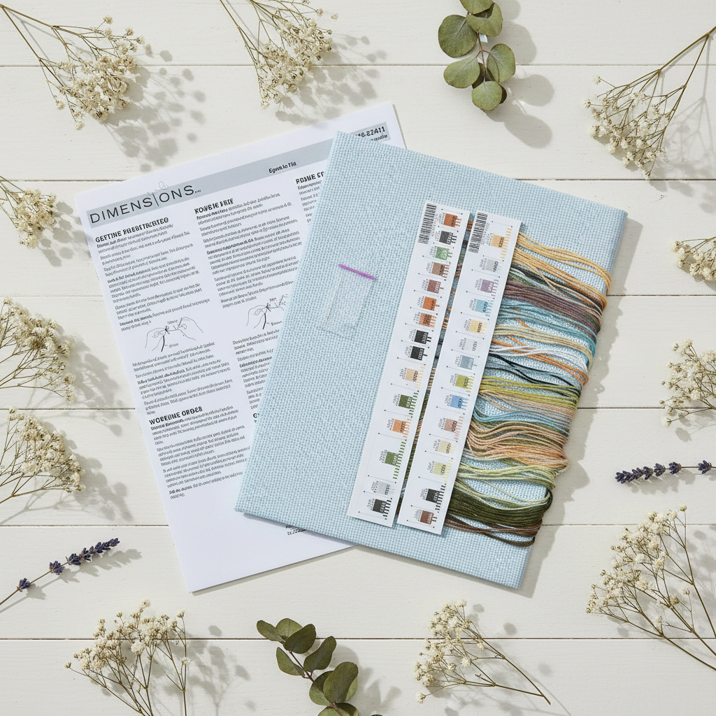 Kit de point de croix "Aigrette en vol" par Dimensions 70-35411