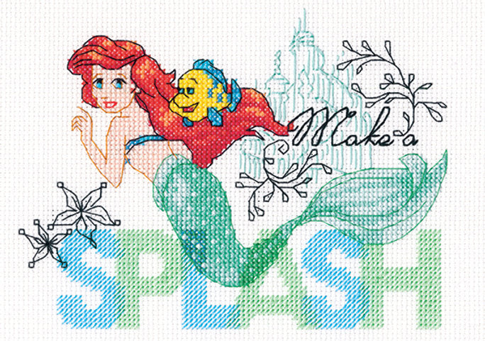 Make a Splash - 70-65174 Dimensions - Kit de punto de cruz