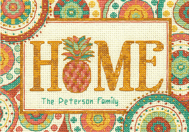 Pineapple Home - 70-65179 Dimensions - Kit de punto de cruz
