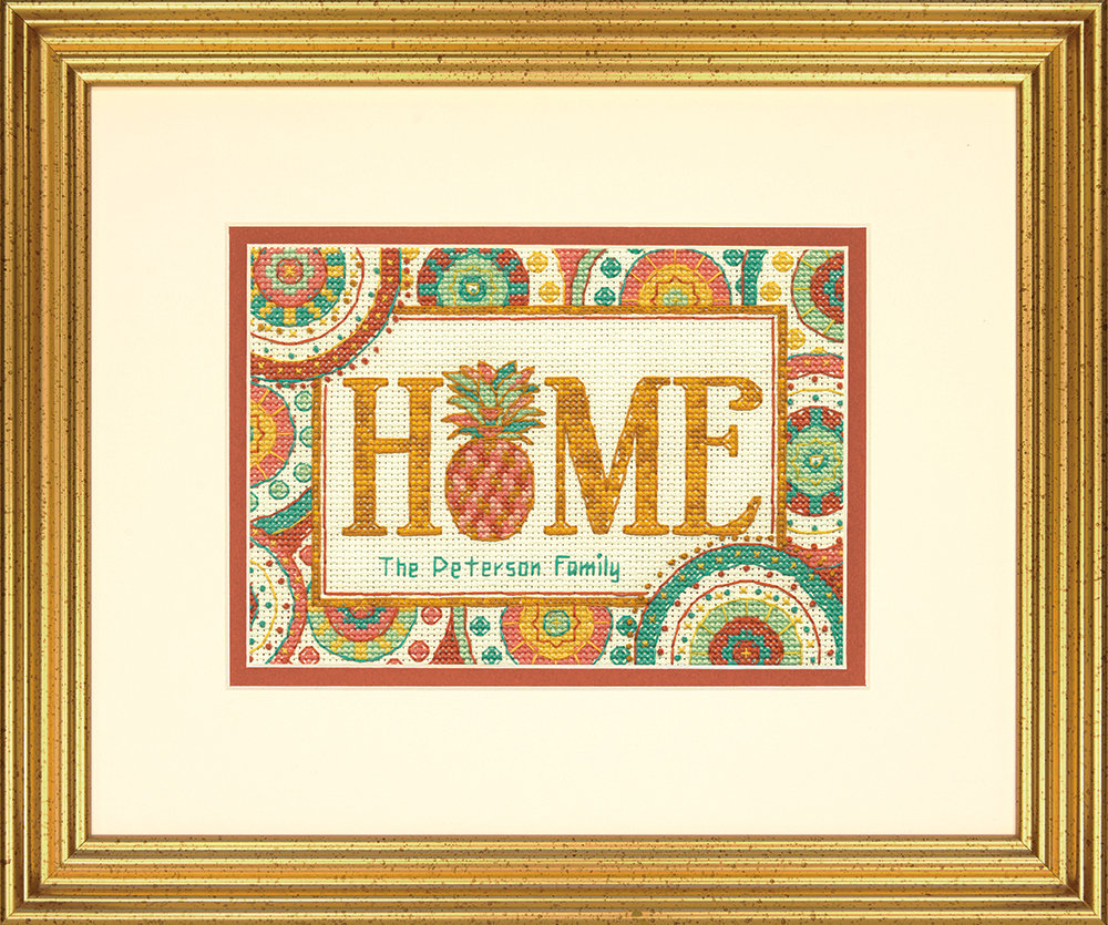 Pineapple Home - 70-65179 Dimensions - Kit de punto de cruz