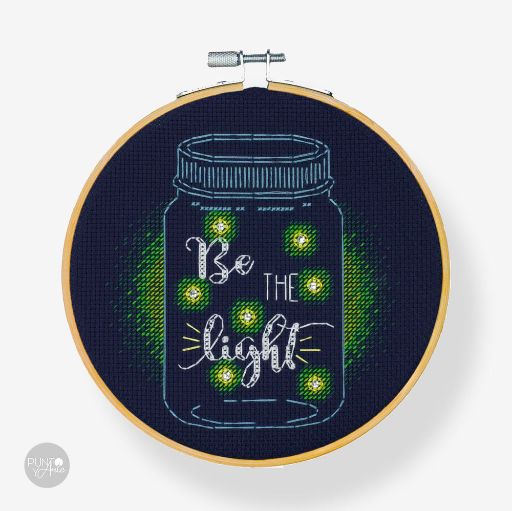 BE THE LIGHT - 72-75982 Dimensions - Kit de punto de cruz
