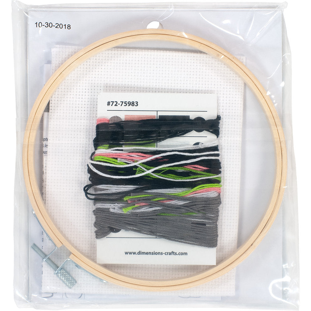 Meow - 72-75983 Dimensions - Kit de punto de cruz