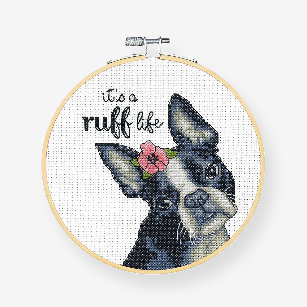 Ruff Life - 72-76108 Dimensions - Kit de punto de cruz
