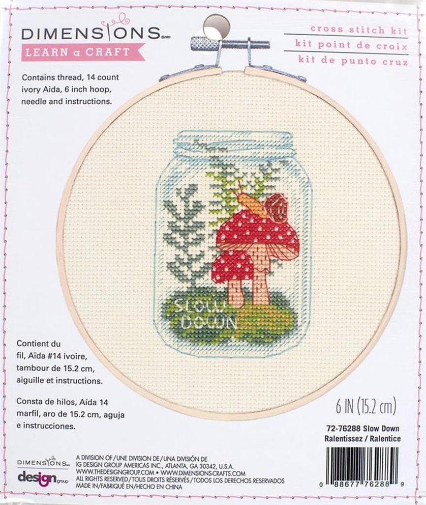 Slow Down - 72-76288 Dimensions - Cross Stitch Kit