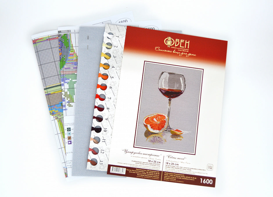 Kit au point de croix "Citrus Mood" 1600 Four