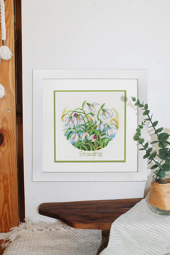 Perce-neige - 8-389 Klart - Kit de point de croix