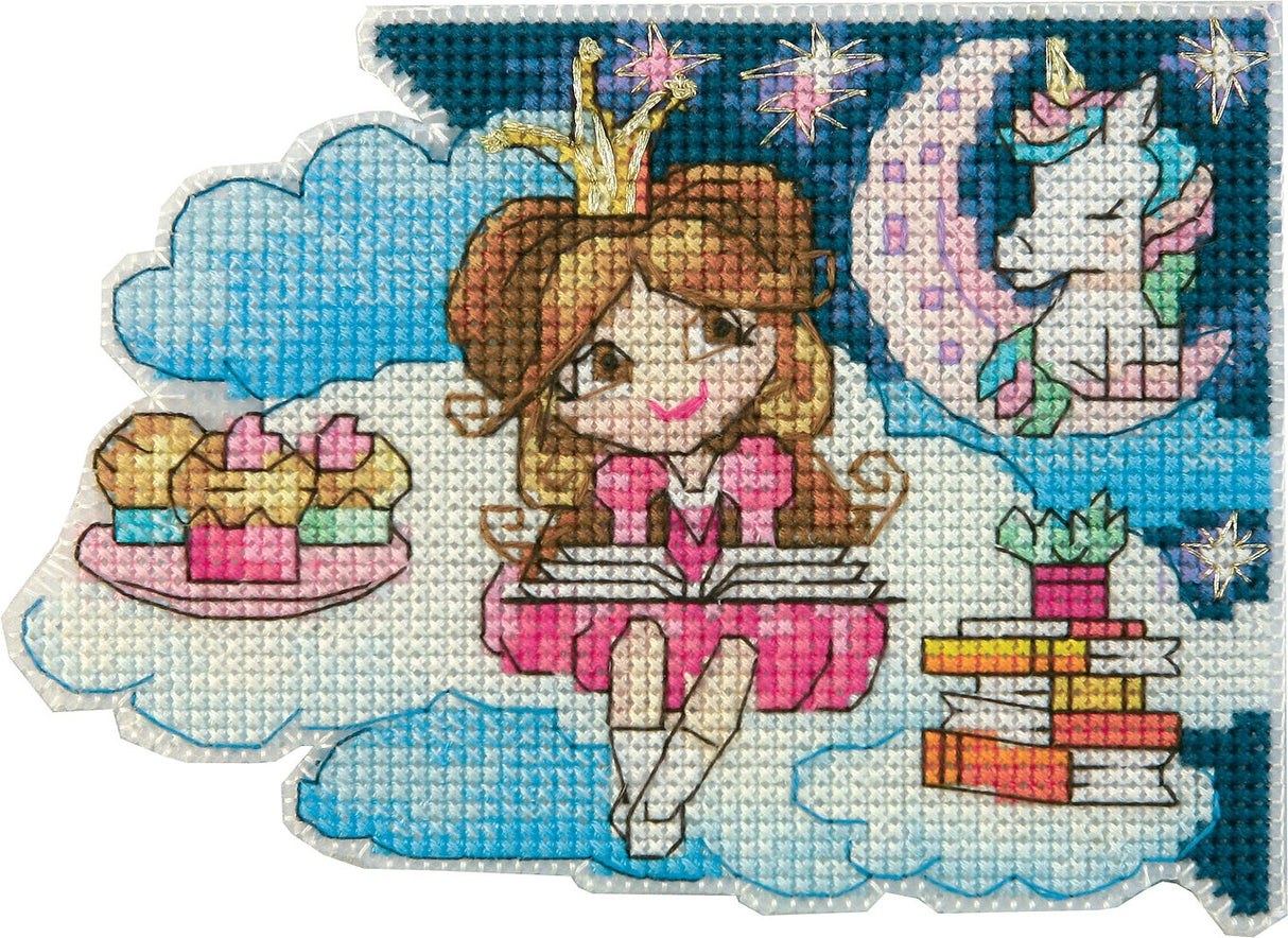 Mundo de fantasía. Chica - Т-81 Charivna Mit - Kit de Punto de Cruz