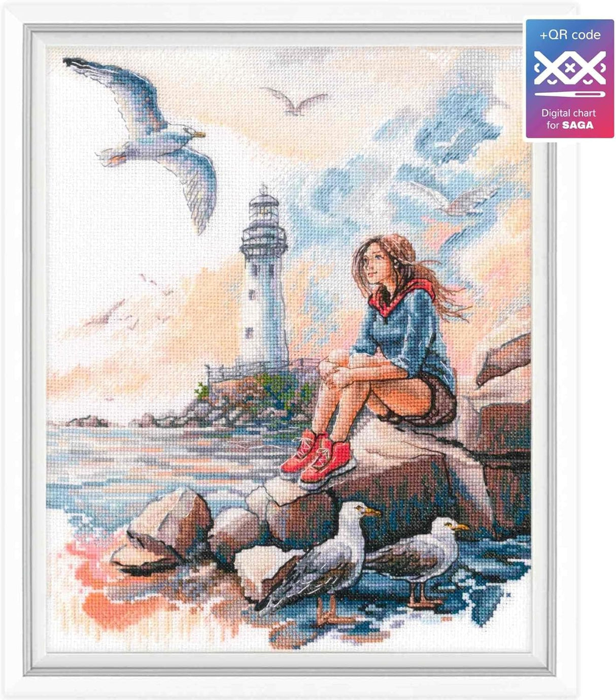 Kit de point de croix « La mer de mes rêves » – RTO M1048