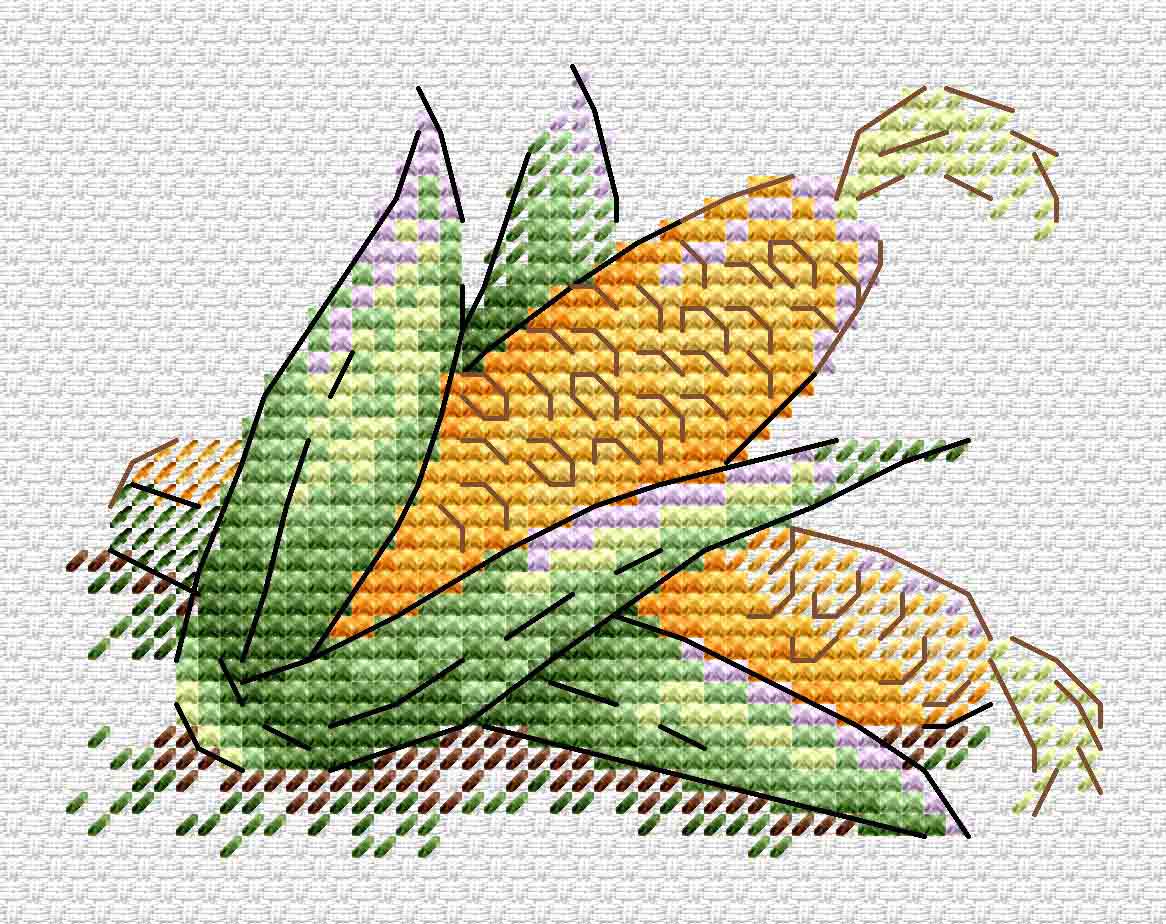 Kit de point de croix MP Studio - « Maïs » (SM-788)