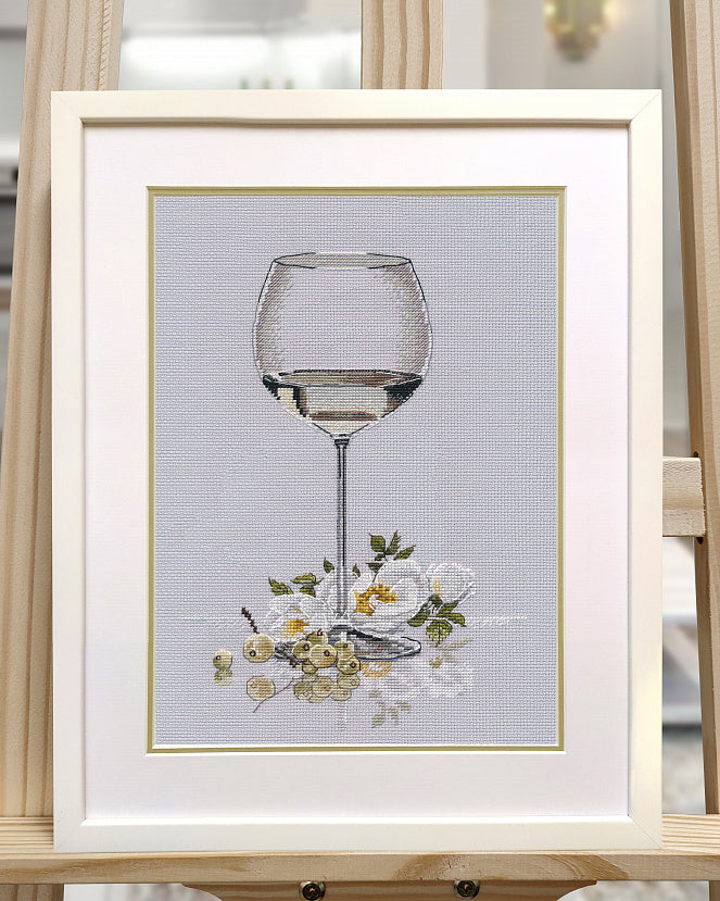 Kit de Punto de Cruz "Noche Blanca" Oven 1656 – Elegancia y Sofisticación