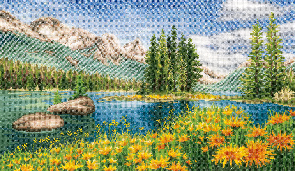 Mountain Landscape - Vervaco - Cross Stitch Kit PN-0174811