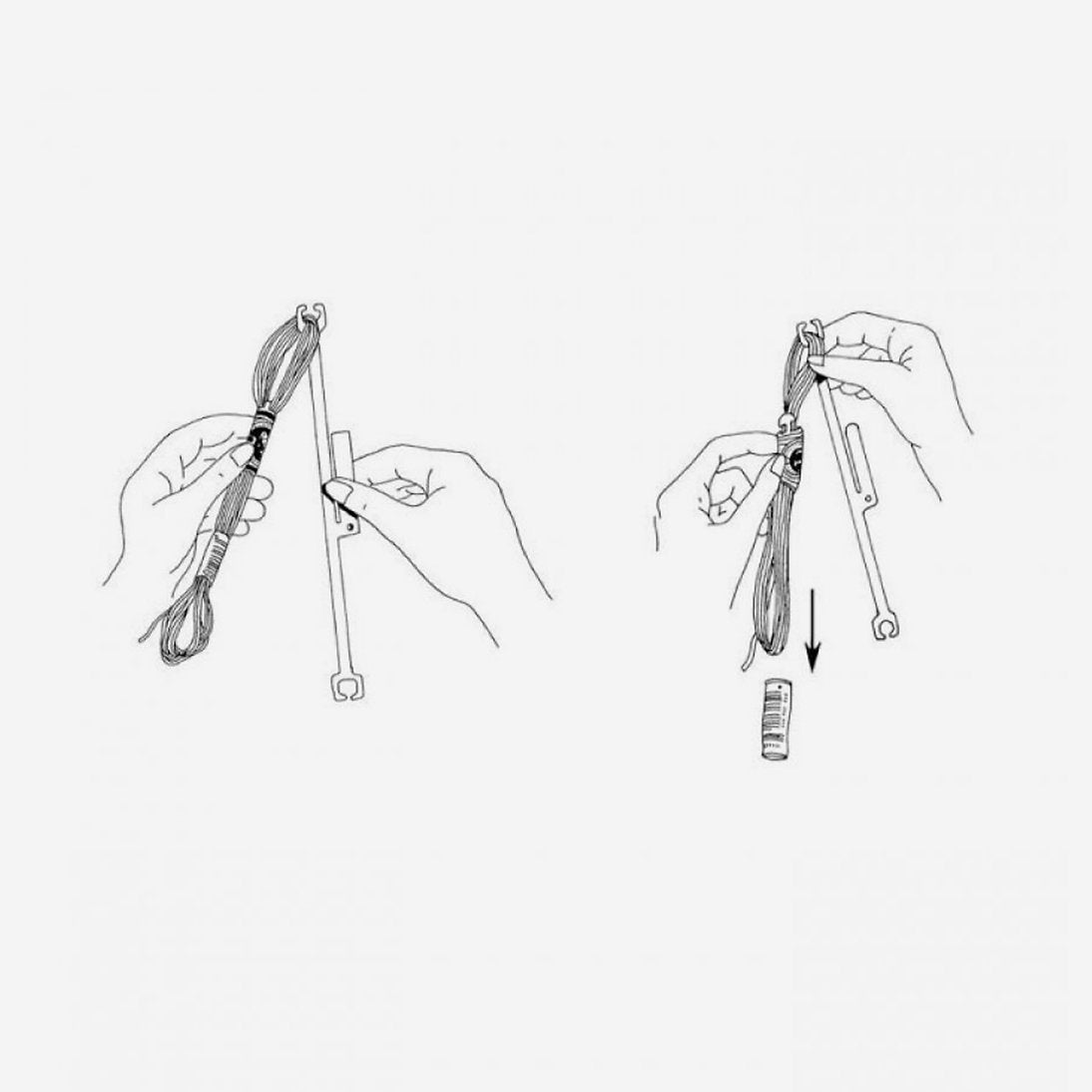 Lot of Bows for Skeins (10 units) - Reference GC001 - DMC