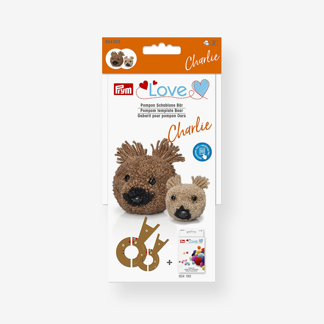 Ositos - PLANTILLAS PARA POMPON - Prym 624203