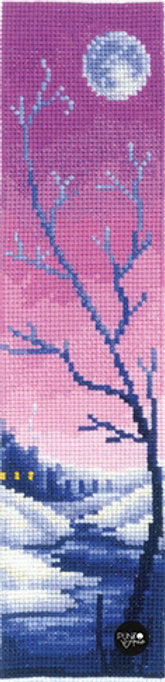 BOOKMARK. LILAC TWILIGHT - Andriana - Kit de punto de cruz SANZ-49