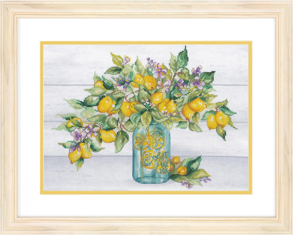 Kit de point de croix « Bateau de citrons » D70-35442 par Dimensions