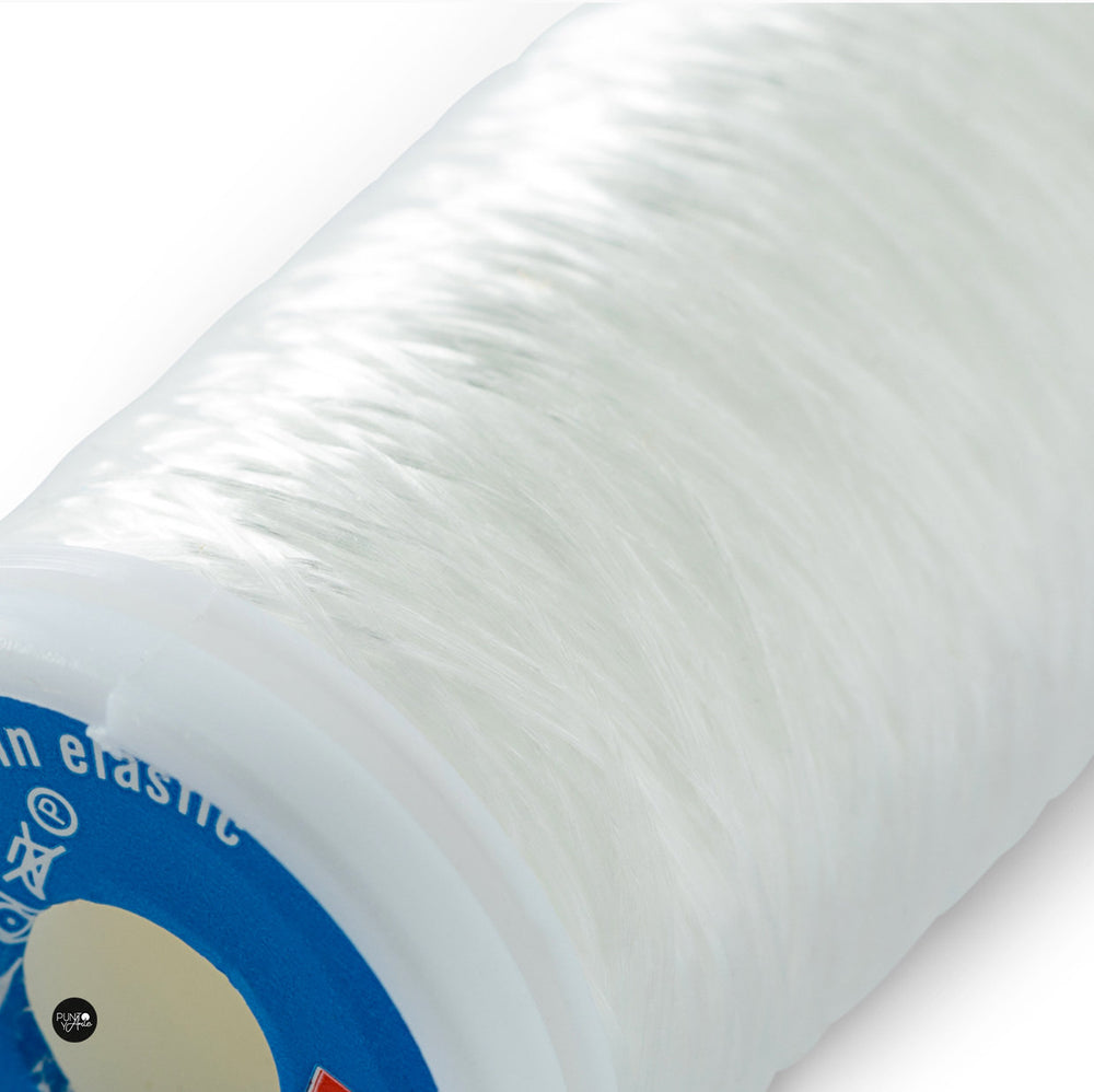 Fil à tricoter élastique transparent Prym 977770 - Polyvalence et renfort pour vos créations