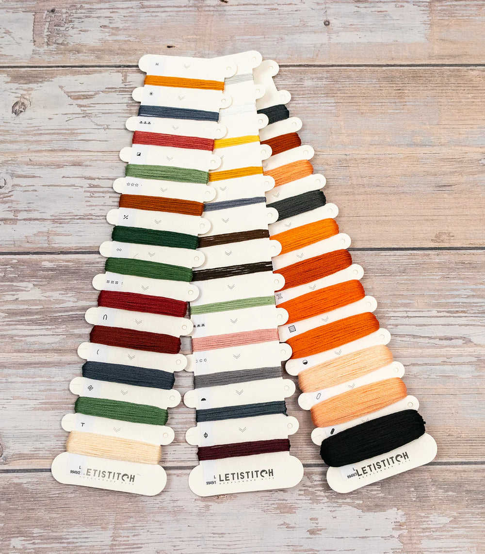 Kit de Punto de Cruz LetiStitch – L9949 Poppy Eyes